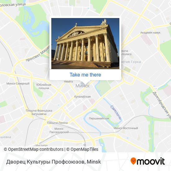 Дворец Культуры Профсоюзов map