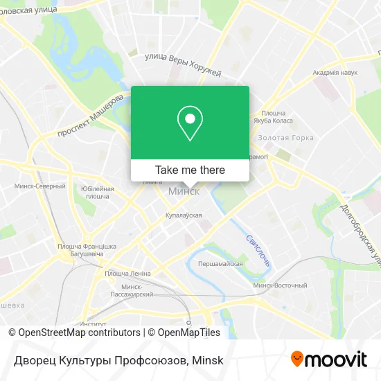 Дворец Культуры Профсоюзов map