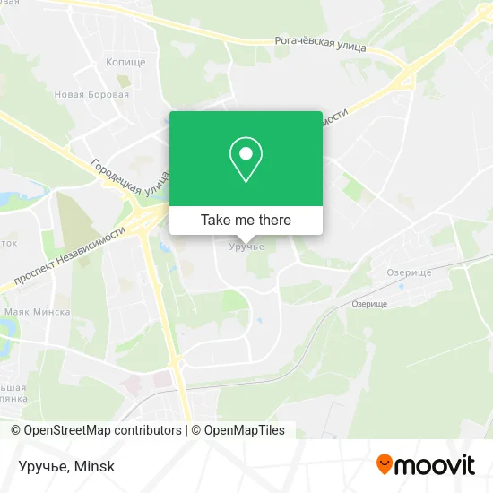 Уручье map