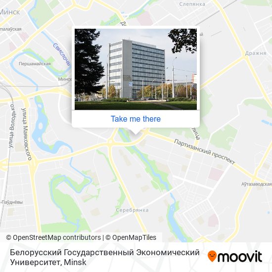 Белорусский Государственный Экономический Университет map