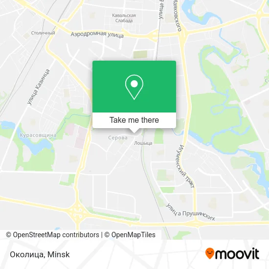 Околица map