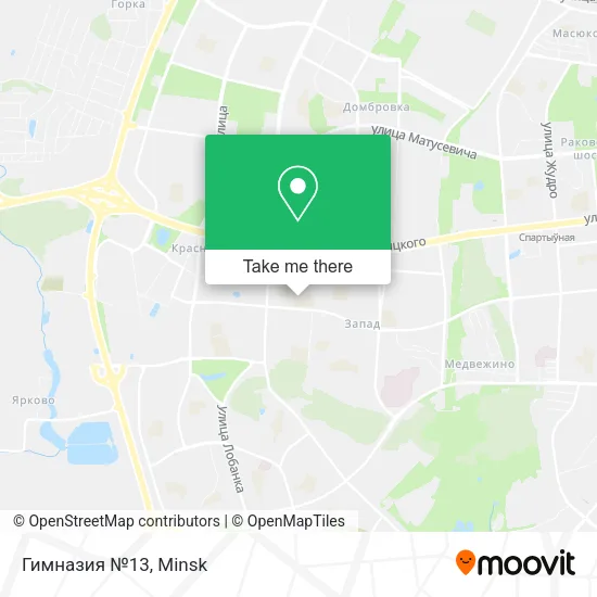 Гимназия №13 map