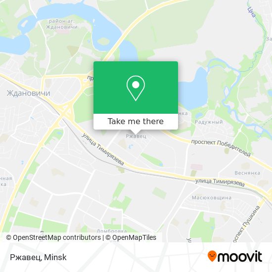 Ржавец map