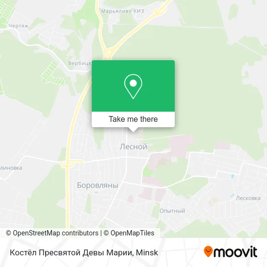 Костёл Пресвятой Девы Марии map