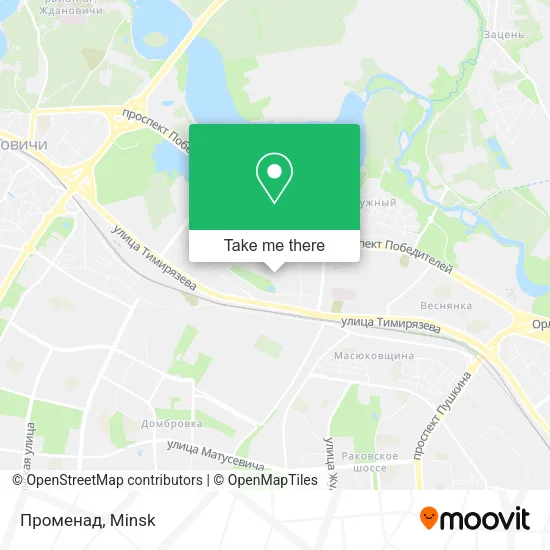 Променад map