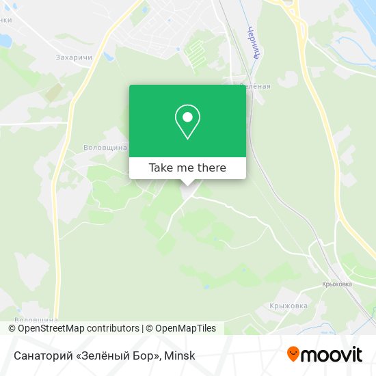 Санаторий «Зелёный Бор» map