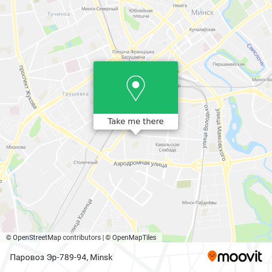 Паровоз Эр-789-94 map