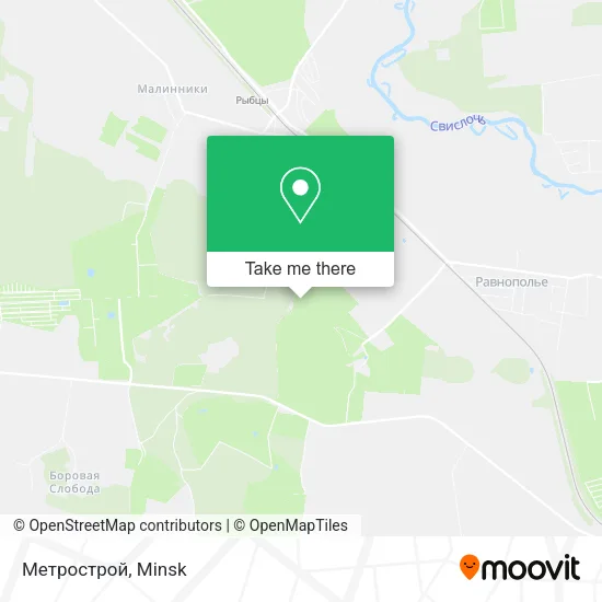 Метрострой map