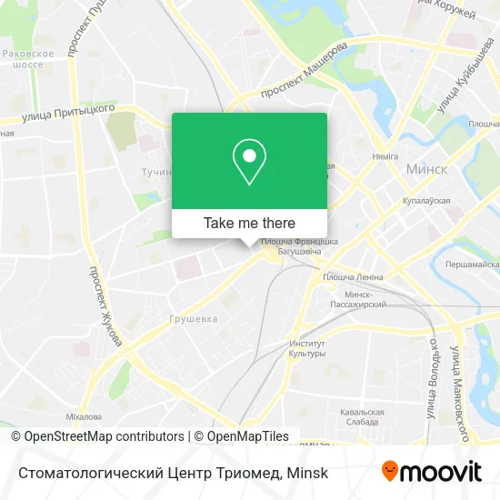 Стоматологический Центр Триомед map