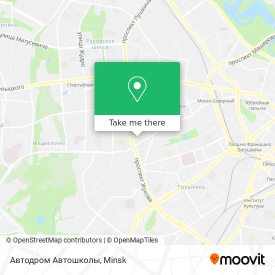 Автодром Автошколы map