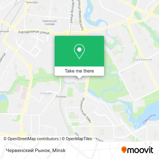 Червенский Рынок map