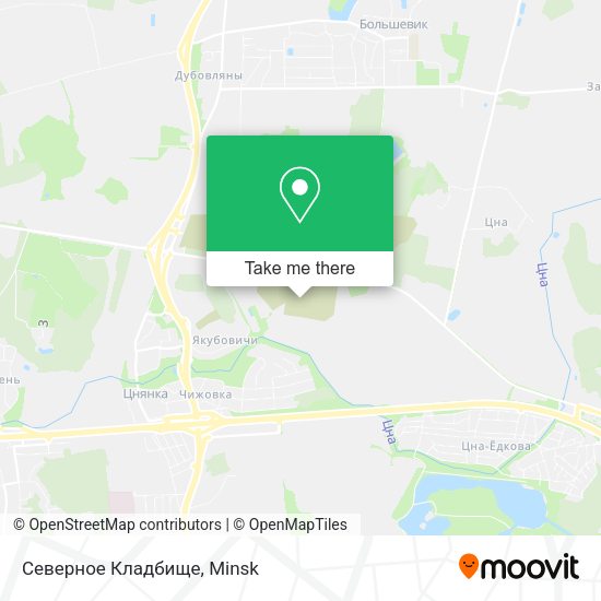 Северное Кладбище map