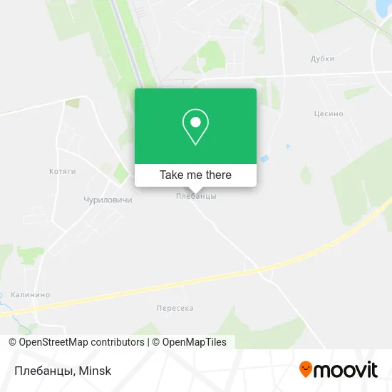 Плебанцы map