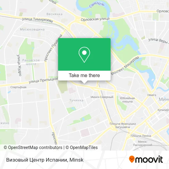 Визовый Центр Испании map