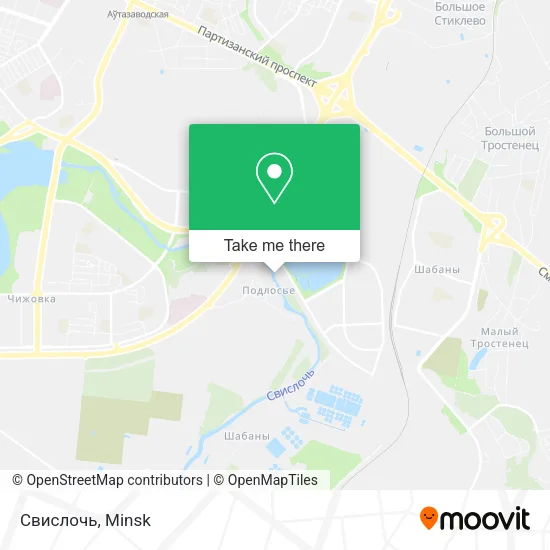 Свислочь map