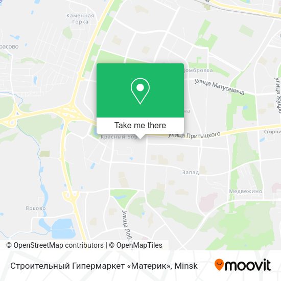Строительный Гипермаркет «Материк» map