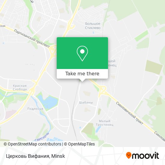 Церковь Вифания map