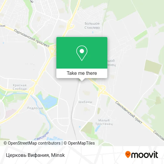 Церковь Вифания map