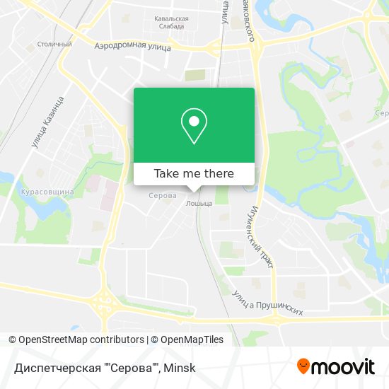 Диспетчерская ""Серова"" map