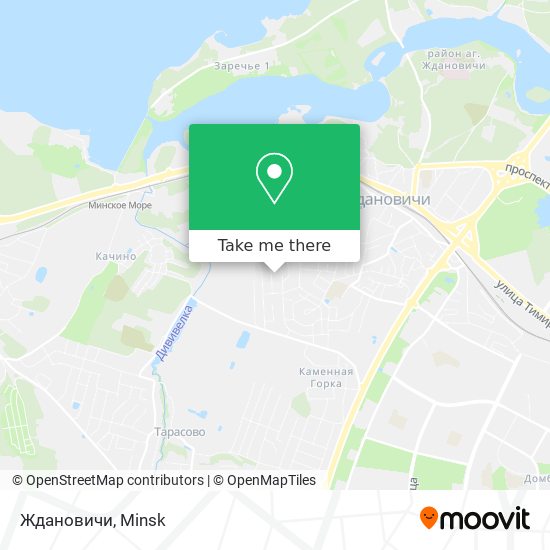 Ждановичи map