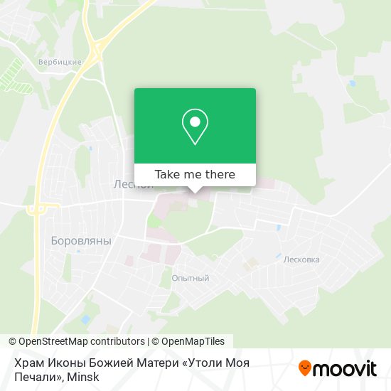 Храм Иконы Божией Матери «Утоли Моя Печали» map