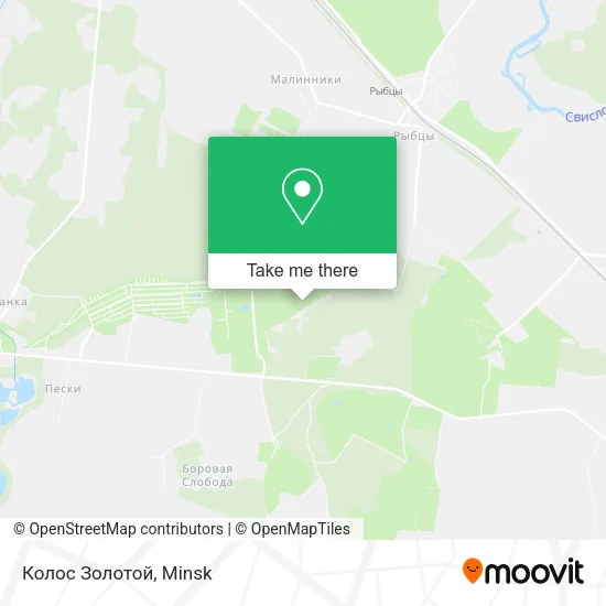 Колос Золотой map