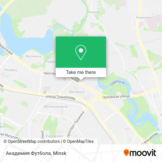 Академия Футбола map