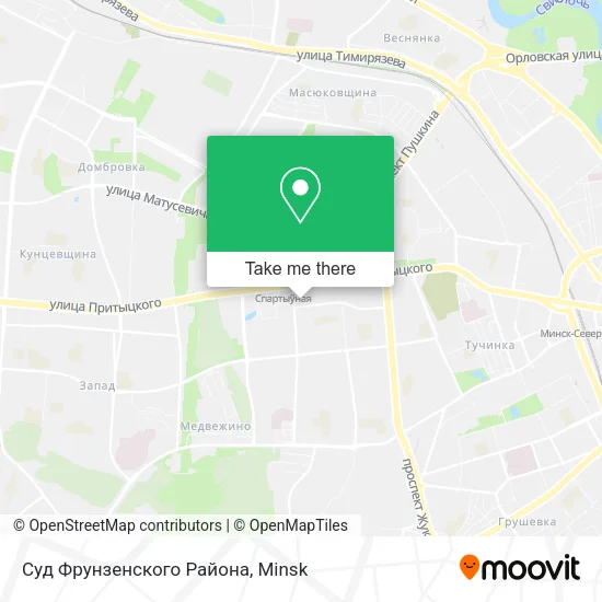 Суд Фрунзенского Района map