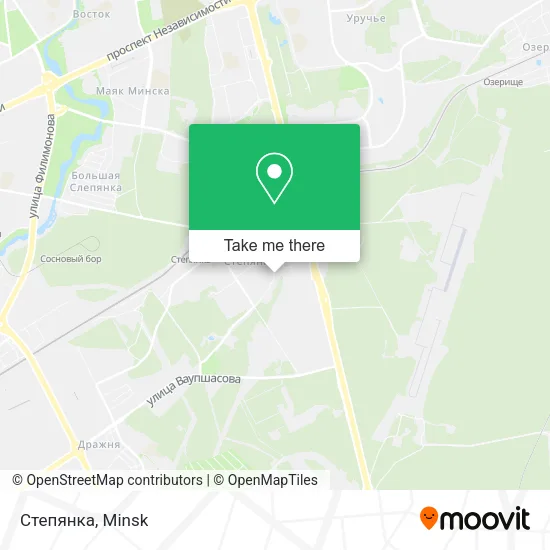 Степянка map