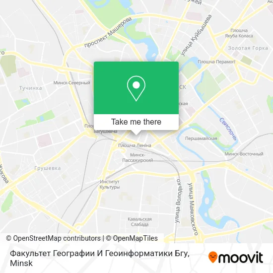 Факультет Географии И Геоинформатики Бгу map