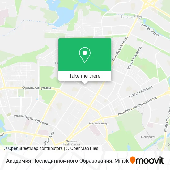 Академия Последипломного Образования map
