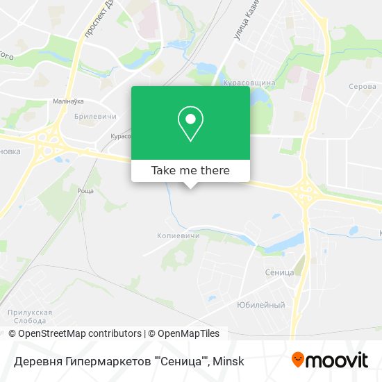 Деревня Гипермаркетов ""Сеница"" map