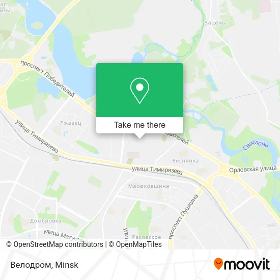 Велодром map