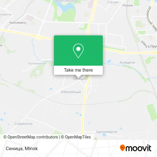 Сеница map