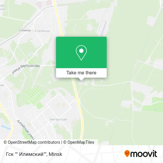 Гск "" Илимский"" map