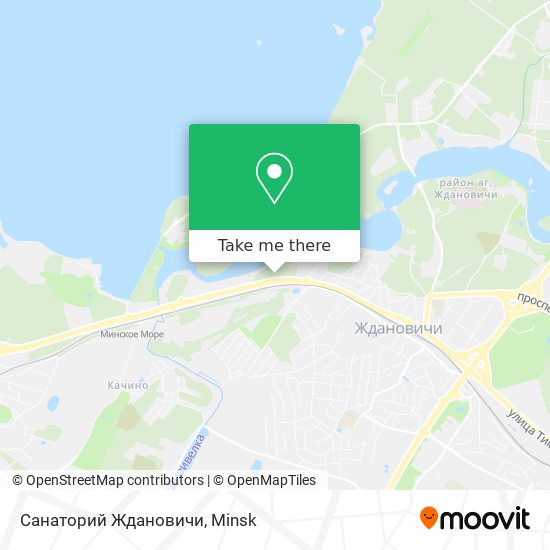 Санаторий Ждановичи map