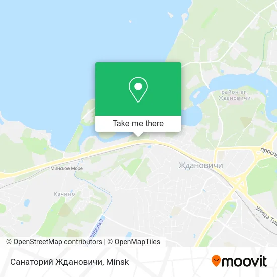 Санаторий Ждановичи map