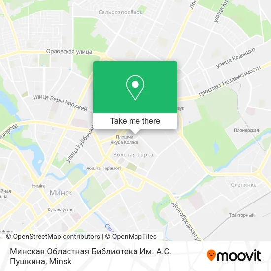 Минская Областная Библиотека Им. А.С. Пушкина map