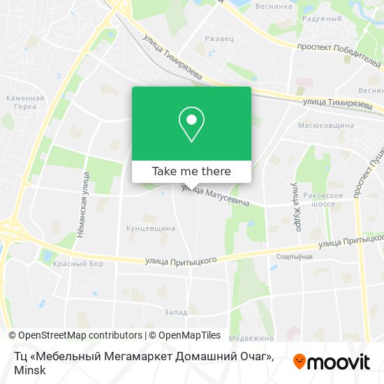 Тц «Мебельный Мегамаркет Домашний Очаг» map
