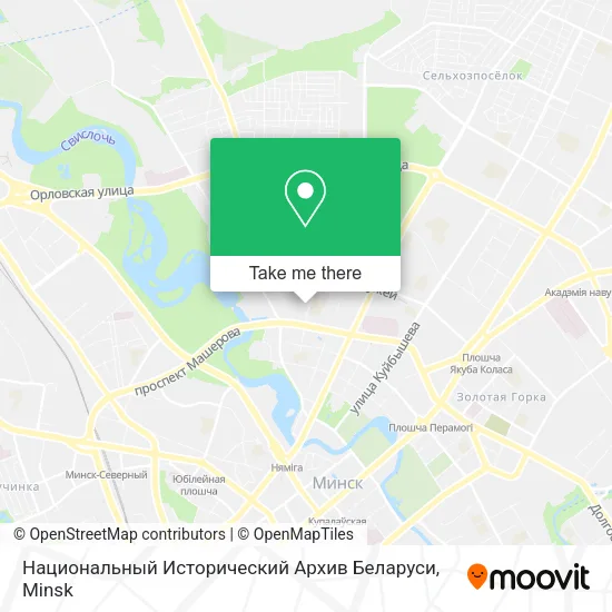 Национальный Исторический Архив Беларуси map