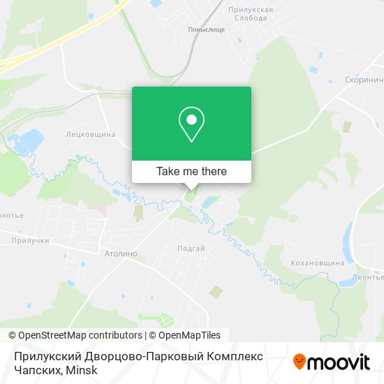 Прилукский Дворцово-Парковый Комплекс Чапских map