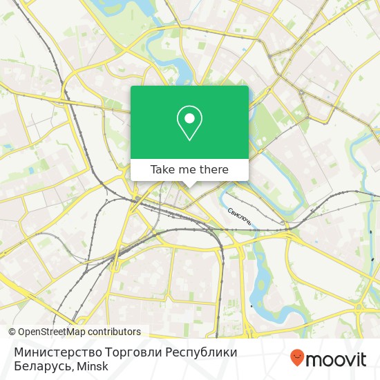Министерство Торговли Республики Беларусь map