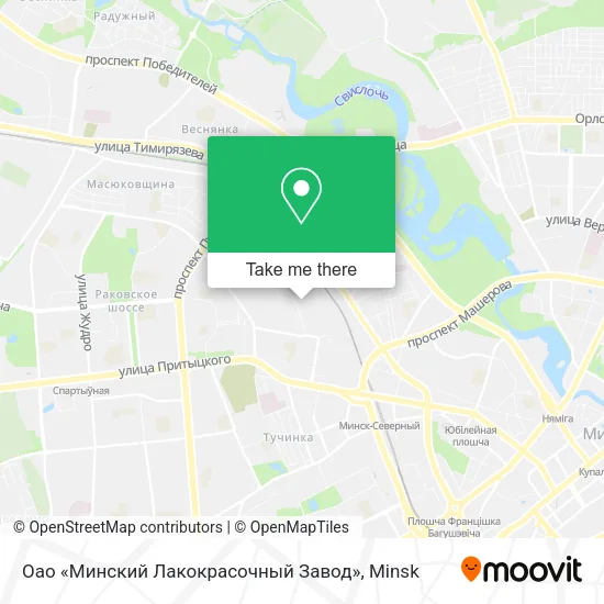 Оао «Минский Лакокрасочный Завод» map