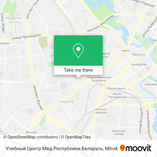 Учебный Центр Мвд Республики Беларусь map