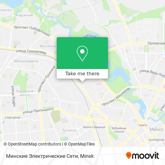 Минские Электрические Сети map