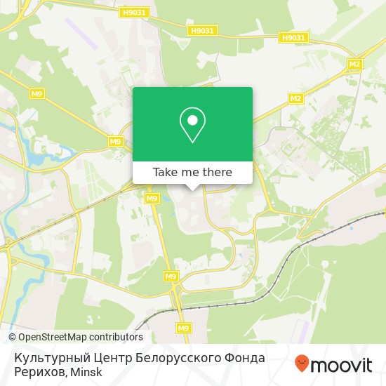 Культурный Центр Белорусского Фонда Рерихов map