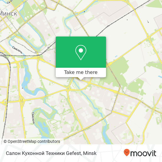 Салон Кухонной Техники Gefest map