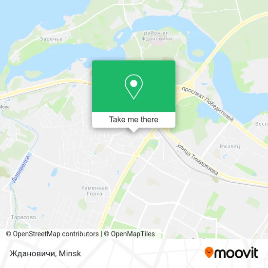 Ждановичи map