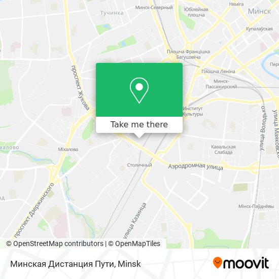 Минская Дистанция Пути map