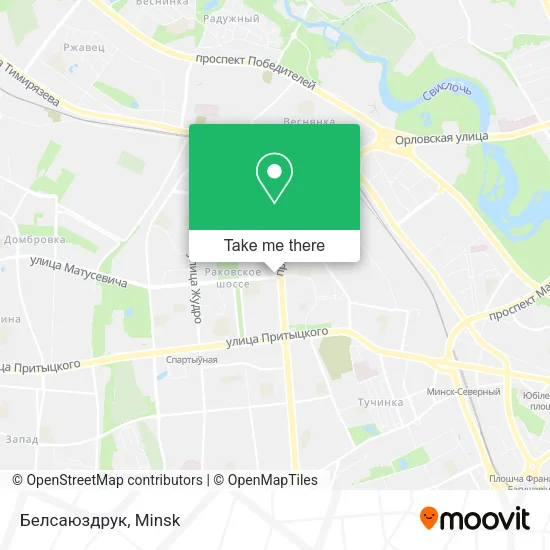 Белсаюздрук map
